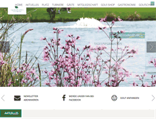 Tablet Screenshot of golfplatz-cleebronn.de